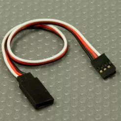 KT-2001A-4 GRAVES RC HOBBIES Futaba Extension 8", Straight, 22AWG