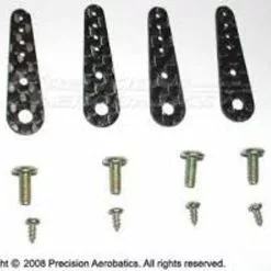 PAAC-1634 Precision Aerobatics Set Of Sub Micro Carbon Fiber Servo Arms - Pack Of 4